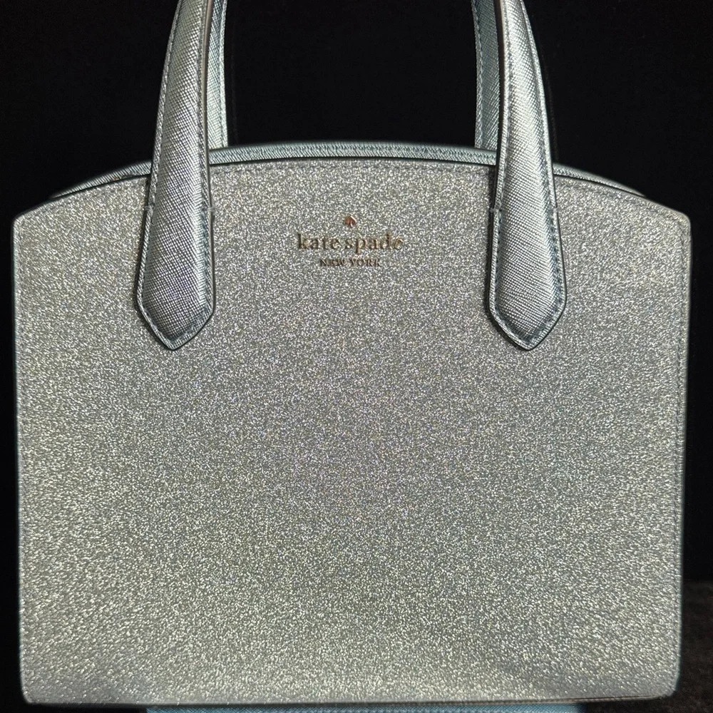 Kate Spade Glittering Light Blue Crossbody Bag